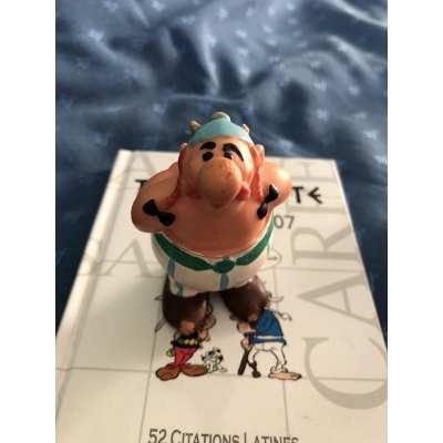 (Asterix) Obélix pouet pelletier Delacote 7cm high N° 15 inscribed under the foot