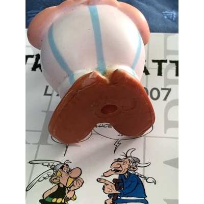 (Asterix) Obélix pouet pelletier Delacote 7cm high N° 13 inscribed under the foot