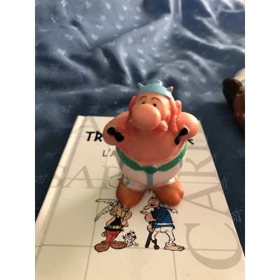 (Asterix) Obélix pouet pelletier Delacote 7cm high N° 13 inscribed under the foot