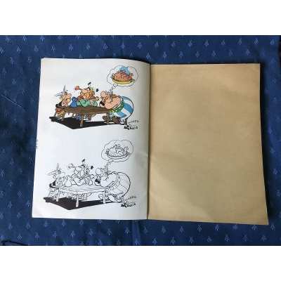 Asterix old coloring book N°16 blank