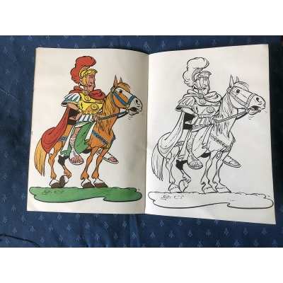 Asterix old coloring book N°16 blank