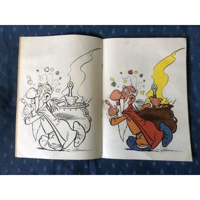 Asterix old coloring book N°16 blank