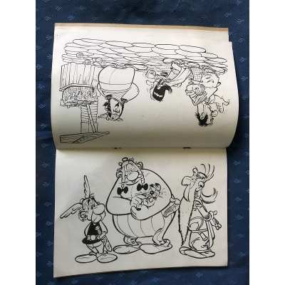 Asterix old coloring book N°16 blank