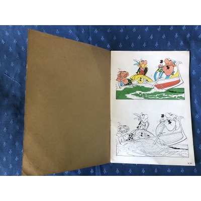 Asterix old coloring book N°16 blank