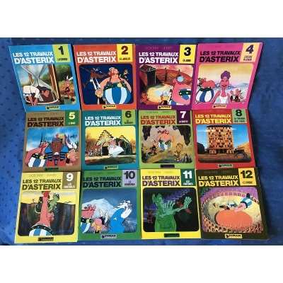 Astérix lot 12 livrets " Les 12 travaux d'Astérix "