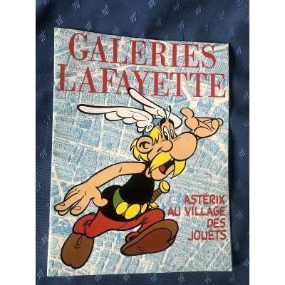 rare Asterix toy catalog galerie Lafayette new from 1984