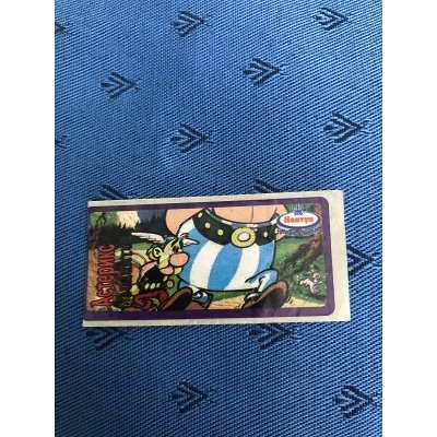 copy of sticker Ukrainian brand Neptune Asterix blue background