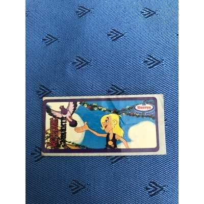 copy of sticker Ukrainian brand Neptune Asterix blue background