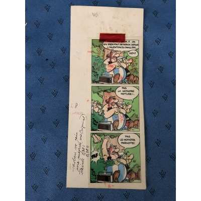 Ultra rare Astérix calque celullo pour le catalogue philirama de 1974 (3)