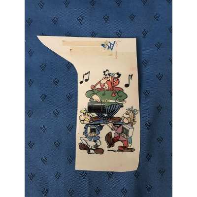 copy of Ultra rare Asterix celullo tracing for the 1974 Philirama catalog (2)