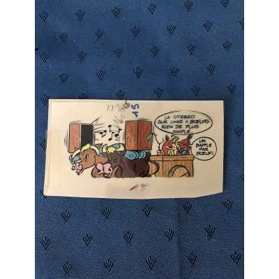 Ultra rare Astérix calque celullo pour le catalogue philirama de 1974 (5)