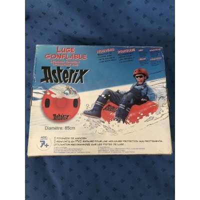 rare luge Astérix sous blister encore scellé de 2005