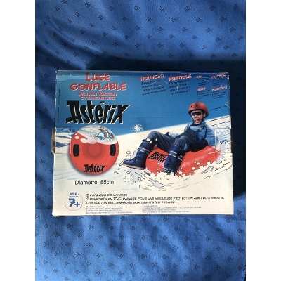 copy of rare Asterix sled in unopened blister pack from 2005