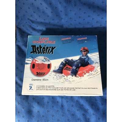 copy of rare Asterix sled in unopened blister pack from 2005