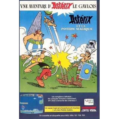 Astérix rare les 4 mini puzzles Nathan de 1984