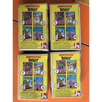 Astérix rare les 4 mini puzzles Nathan de 1984