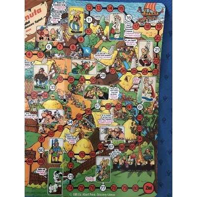 rare Astérix jeu de l'oie Duplo Hanuta complet de 1981