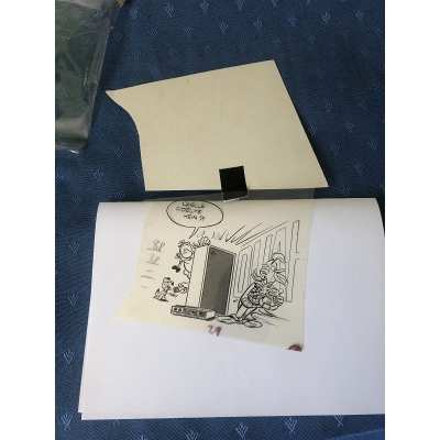 copy of Ultra-rare Asterix original tracing for the 1974 philirama catalog
