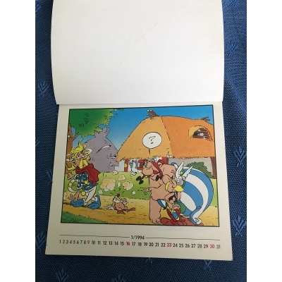 Astérix Rare calendrier de poche neuf de 1994 avec support intégré Astérix Rare calendrier de poche neuf de 1994 avec support intégré