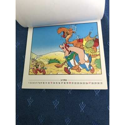 Asterix Rare new 1994 pocket calendar with integrated stand