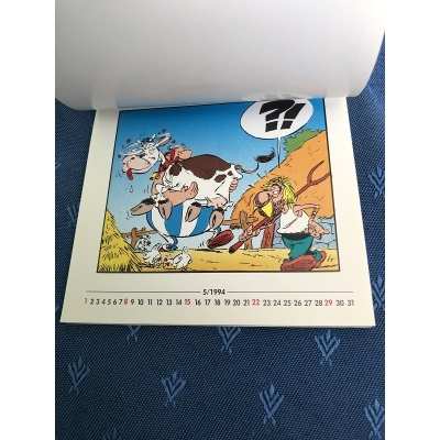 Astérix Rare calendrier de poche neuf de 1994 avec support intégré Astérix Rare calendrier de poche neuf de 1994 avec support intégré
