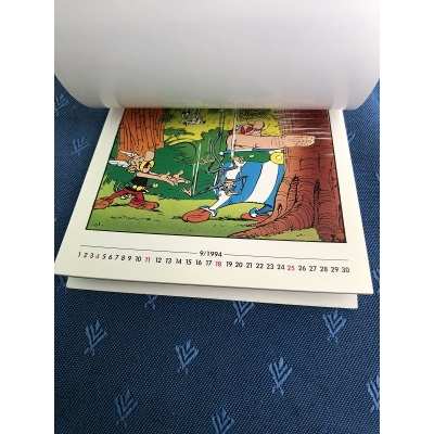Astérix Rare calendrier de poche neuf de 1994 avec support intégré Astérix Rare calendrier de poche neuf de 1994 avec support intégré