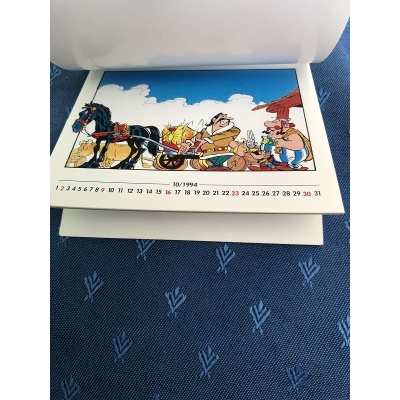 Astérix Rare calendrier de poche neuf de 1994 avec support intégré Astérix Rare calendrier de poche neuf de 1994 avec support intégré