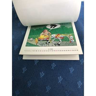 Astérix Rare calendrier de poche neuf de 1994 avec support intégré Astérix Rare calendrier de poche neuf de 1994 avec support intégré