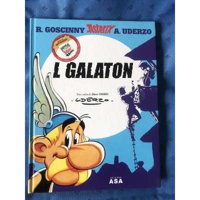 Rare Asterix L GALATON in French and Mirandes (Portuguese) 3000ex