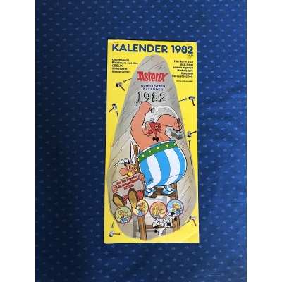 Ultra rare calendrier géant détachable de 60 x 27 cm de 1982 Ultra rare calendrier géant détachable de 60 x 27 cm de 1982