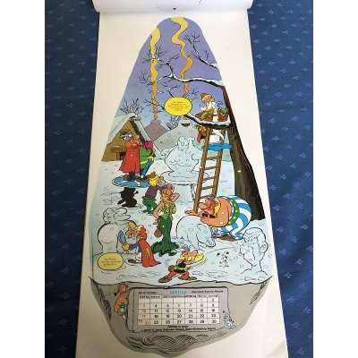 Ultra rare calendrier géant détachable de 60 x 27 cm de 1982 Ultra rare calendrier géant détachable de 60 x 27 cm de 1982