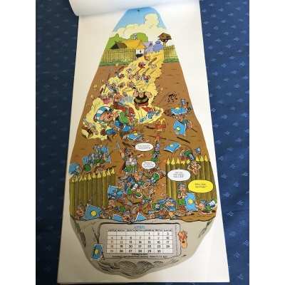 Ultra rare giant detachable calendar 60 x 27 cm from 1982 Ultra rare giant detachable calendar 60 x 27 cm from 1982