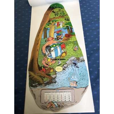 Ultra rare giant detachable calendar 60 x 27 cm from 1982 Ultra rare giant detachable calendar 60 x 27 cm from 1982
