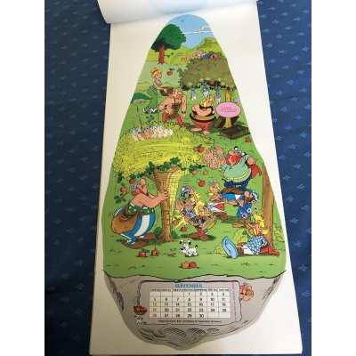 Ultra rare calendrier géant détachable de 60 x 27 cm de 1982 Ultra rare calendrier géant détachable de 60 x 27 cm de 1982
