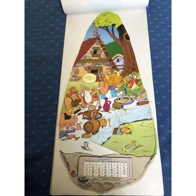 Ultra rare calendrier géant détachable de 60 x 27 cm de 1982 Ultra rare calendrier géant détachable de 60 x 27 cm de 1982
