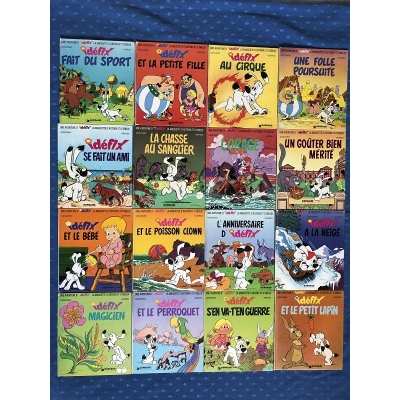Astérix rare idefix collection complété des 16 albums tous édition Dargaud Astérix rare idefix collection complété des 16 albums tous édition Dargaud