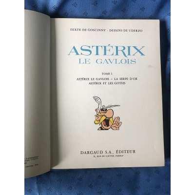 Asterix complete deluxe Dargaud 3 stories 1967