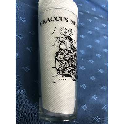 Astérix verre de 1967 Craccus Nenjetepus neuf