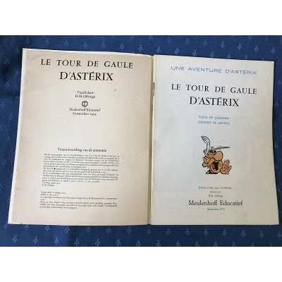 rare Astérix chez le tour de gaule educatief Meulenhoff (2)