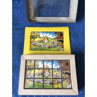copy of Rare Asterix puzzle 15 cubes from 1967 copy of Rare Asterix puzzle 15 cubes from 1967