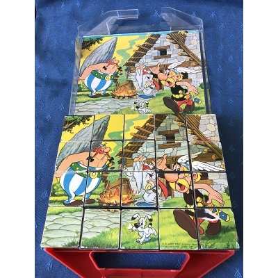 copy of Asterix rare box of 20 cubes clementoni year 70/80