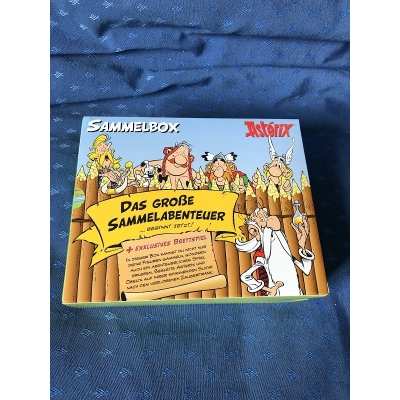 rare Asterix sammel box goose game and advertising figurines (German)