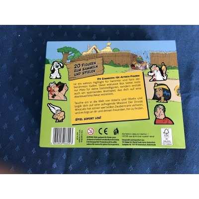 rare Asterix sammel box goose game and advertising figurines (German)
