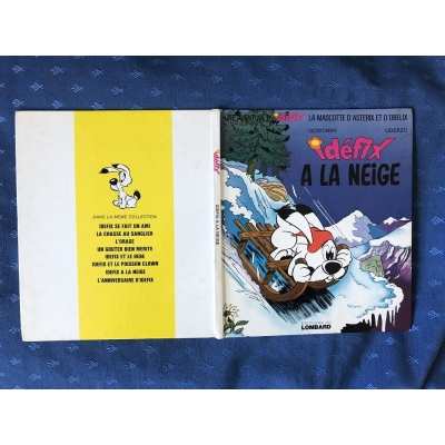 Astérix " idefix a la neige " lombard de 1973