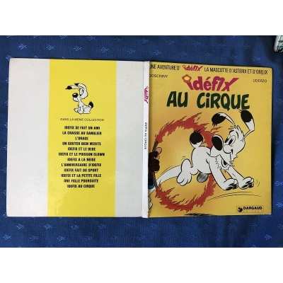 Astérix " idefix au cirque " Dargaud de 1973