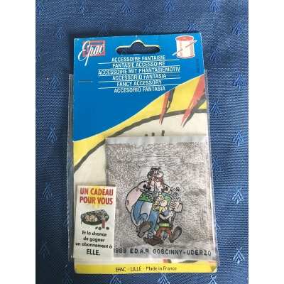 Asterix in Corsica sewing label from 1989 brand new sealed