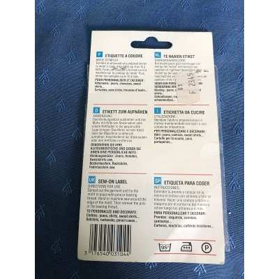 Asterix in Corsica sewing label from 1989 brand new sealed