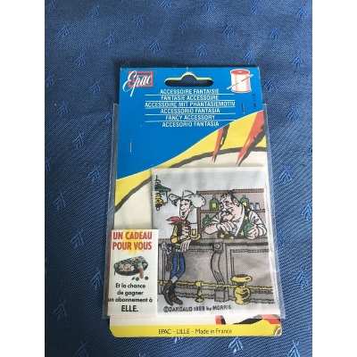 copy of Asterix in Corsica sewing label from 1989 brand new sealed