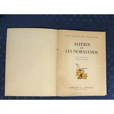 Ultra rare Astérix et les normands spécial bibliothéque anglaise Ultra rare Astérix et les normands spécial bibliothéque anglaise