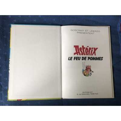Astérix Le feu de pommes GP rouge et or